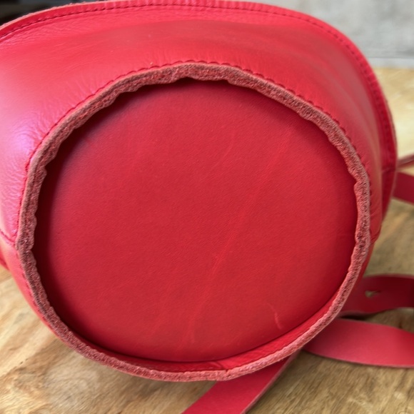 Madewell The Austin Crossbody Red Bag - Picture 8 of 11